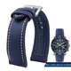 thumbnail image 3 of Correa de reloj de lona impermeable de caucho y silicona para deportes al aire libre de 19, 20, 21 y 22 mm de la serie Citizen Helmsman/Commander, 3 of 5
