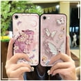 thumbnail image 2 of LYM-Phone Case For iphone 7/8/SE 2020/2022/SE2/SE3/ip7/ip8, Dirt-resistant Protective Shockproof Oil Painting Durable Silicone Graffiti Soft case Full wrap Cute flower Anti-knock Cartoon, 2 of 9