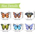 thumbnail image 2 of UFURMATE 6pcs Multicolor Whimsical Butterfly Plant Decor Magnets, 2 of 6