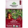 thumbnail image 1 of Organic India - Tulsi Infusion Stress Relieving & Gratifying Hibiscus - 18 Tea Bags, 1 of 5