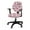 Panda Love Pink, variant on SCRAWLGOD Butterfly Tie-Dye Blue Elastic Computer Office Chair Cover Comfy Easy to Install Desk Chair Cover Non-Slip Stain Resistant Rotating Chair Slipcover, 2 Piece Sets