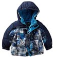 thumbnail image 2 of ZeroXposur Infant Baby Boy's Blue Abstract Puffer Jacket Coat w/Hat & Mittens (12 Months), 2 of 4
