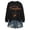 #02 Black, variant on TGPMGRZ Women's Sweatshirts The Grandma Code Long Sleeve Crewneck Shirts Casual Fall Winter Clothes #01 Navy, Size L
