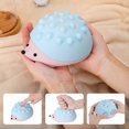 thumbnail image 3 of (Light Blue)Cute Little Hedgehog Silicone Children's Room Night Light Silicone Night Light with Decompression Bubble USB Charging, 3 of 5