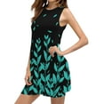 thumbnail image 4 of Patlollav Women Casual Loose Summer Printed Dresses Round Neck Sleeveless Vest Dress, 4 of 6