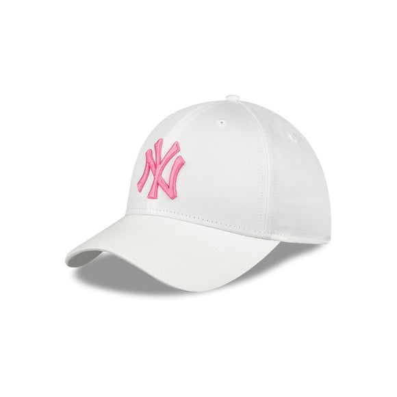 Gorra New York Yankees para Mujer, Curva Blanca Unitalla