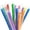 Multicolor, variant on LQQBOX 100 PCS Individually Packaged Colorful Jumbo Smoothie Straws, Large Wide Milkshake Disposable Plastic Drinking Straw, 0.4" Diameter and 9.4" long, Random color