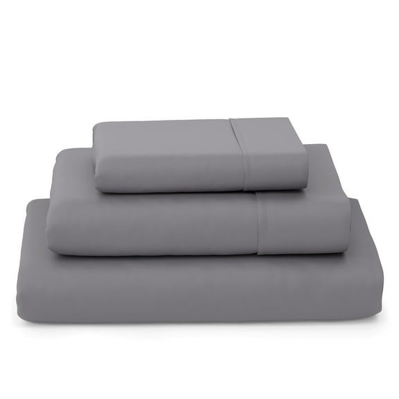 Cosy House Collection Luxury Bamboo Bed Sheet Set - Hypoallergenic Bedding Blend - 3 Piece - Twin, Grey