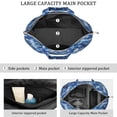 thumbnail image 3 of 22 Inch Oversized Travel Bag Lightweight Canvas Weekender Duffel with Multi Pockets, Camouflage Print, 3 of 5