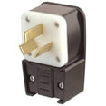 thumbnail image 2 of Leviton 9450-P 50 Amp Angle Plug, 125/250V, 10-50P, 3P3W, Black, 2 of 3