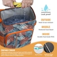 thumbnail image 3 of Tropical Palm Leaf Insulated Backpack Cooler - 20L, Portable & Durable for Picnics, Hiking, Travel, 3 of 5
