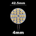 thumbnail image 3 of 10PCS 4.8W G4 Socket 5050 SMD Mini Bombilla LED en DC 12V Reemplace la Lámpara Halógena Bi-Pin Bombilla LED Luces Blancas Cálidas, 3 of 9