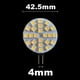 thumbnail image 3 of 10PCS 4.8W G4 Socket 5050 SMD Mini Bombilla LED en DC 12V Reemplace la Lámpara Halógena Bi-Pin Bombilla LED Luces Blancas Frías, 3 of 5