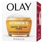 (2 pack) Olay Face Moisturizer, Vitamin C Face Cream, Brightening, Hydrating, Evens Tone, 1.7 oz