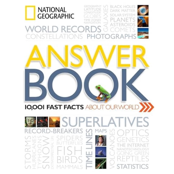 Pre-Owned National Geographic Answer Book: 10,001 Fast Facts About Our World, 9781426208928, 1426208928, Paperback,