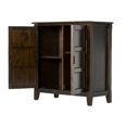 thumbnail image 4 of Simpli Home Burlington Bas - Armoire - 2 Tablettes - 2 Portes - Bois - Brun espresso, 4 of 8