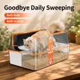 thumbnail image 2 of Black-2Pack XL Stainless Steel Cat Litter Box with High Sides, 2 of 9