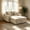 Brown, variant on AUU 53.5" Modern Convertible Chaise Sofa Bed – Includes Pillows & Hidden Storage Compartment, Sleeper Couch for Living Room or Bedroom