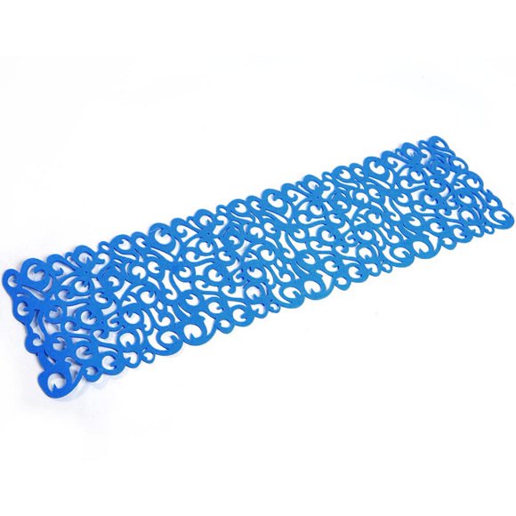 Nappe rectangulaire en Feutre, napperons de Chemin de Table, Tapis de Table, décor Domestique(lac Bleu)