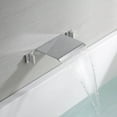 thumbnail image 4 of Two Handles High Flow Rate Wall Mount Bathtub Faucet Waterfall Tub Filler Faucet,Chrome Finish Sumerain, 4 of 7