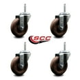 thumbnail image 2 of 4 High Temp Glass Filled Nylon Wheel Swivel 5/8 Inch Threaded Stem Caster Set, 2 of 2