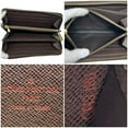 thumbnail image 4 of Pre-Owned Louis Vuitton Round Zippy Wallet ec-24282 Brown Damier Ebene N60015 Canvas... (Good), 4 of 11