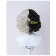 thumbnail image 3 of Peluca Blanca Y Negra, Disfraz De Cosplay, Pelo Sintético Para Mujer, Pelo Corto Para Juego De Rol Para Cosplay, Fiesta De Navidad Y Halloween Advancent CE007669-01, 3 of 6