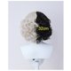 thumbnail image 3 of Peluca Blanca Y Negra, Disfraz De Cosplay, Pelo Sintético Para Mujer, Pelo Corto Para Juego De Rol Para Cosplay, Fiesta De Navidad Y Halloween Advancent CE007669-01, 3 of 6