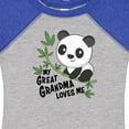 thumbnail image 4 of Inktastic My Great Grandma Loves Me Cute Panda Boys or Girls Baby Bodysuit, 4 of 5