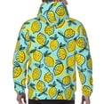 thumbnail image 7 of Lsque Lemon1 Pattern Casual Men's Hoodie,Hooded Sweatshirt with Kangaroo Pocket,Pullover Hoodie-3X-Large, 7 of 7
