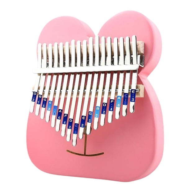 Piano de 17 teclas de con bolsa protectora, martillo de afinación e instrucciones de , Piano de de Mbira portátil, Hugo piano de pulgar kalimba