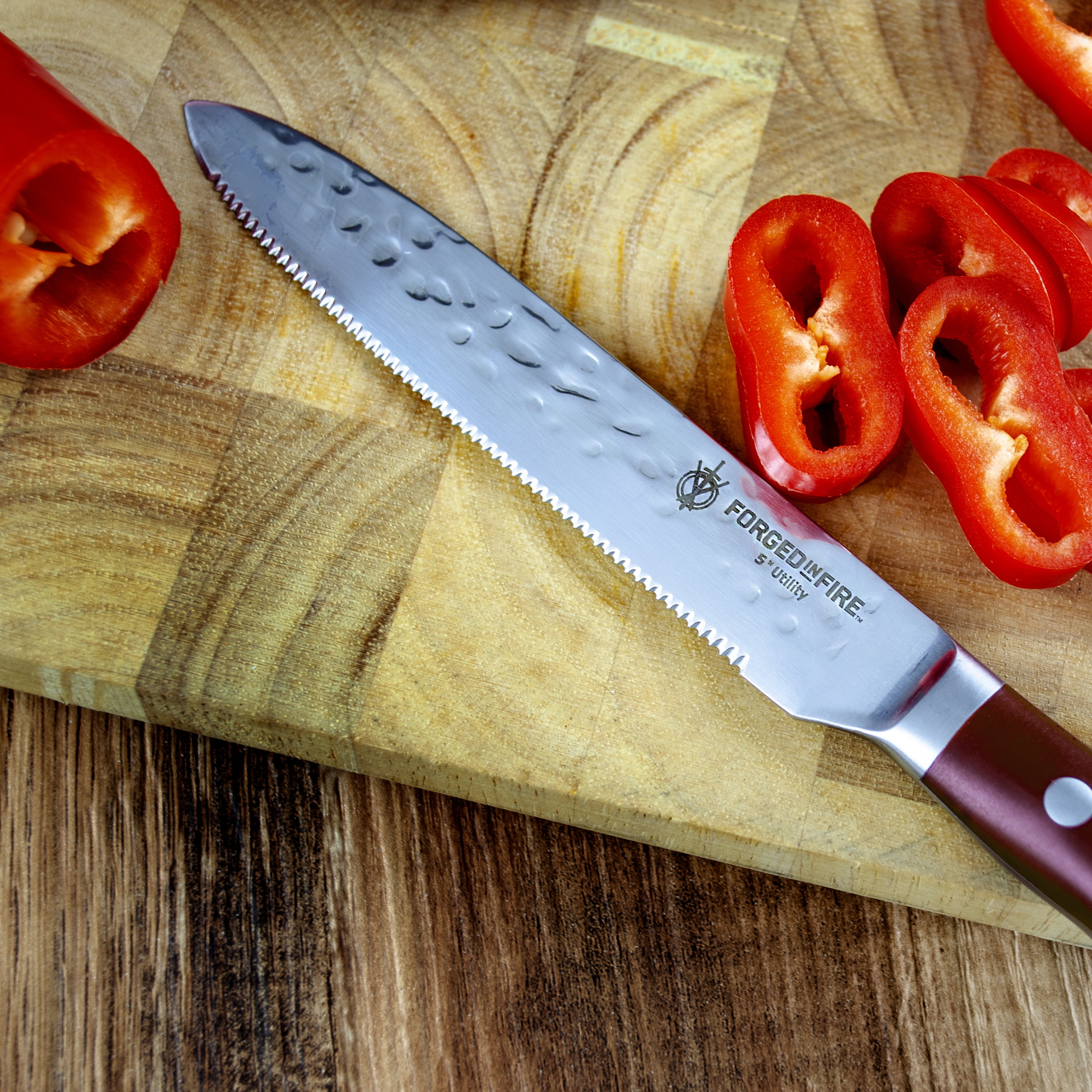 Forged in Fire, 2 Piece Utility Knife Set, As Seen On TV