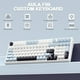 thumbnail image 2 of Teclado mecánico inalámbrico AULA F99 con retroiluminación RGB azul y blanco, 2 of 9