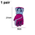 thumbnail image 2 of Guantes de esquí de nieve de invierno para niños Guantes de snowboard impermeables Guantes de nieve cálidos para niños y niñas Vhermosa CPB-US-XD386-5, 2 of 5