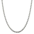 thumbnail image 6 of 925 Sterling Silver 5.6mm Diamond-cut Rope Chain 24 Inch, 6 of 7
