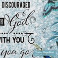thumbnail image 4 of Blue Floral Bible Verse Quotes Shower Curtain, Rustic Sunflowers Butterfly Shower Curtains for Vintage Christian Scripture Bathroom Decor, Modern Colorful Shower Curtain, 72x72 Inch, 4 of 6