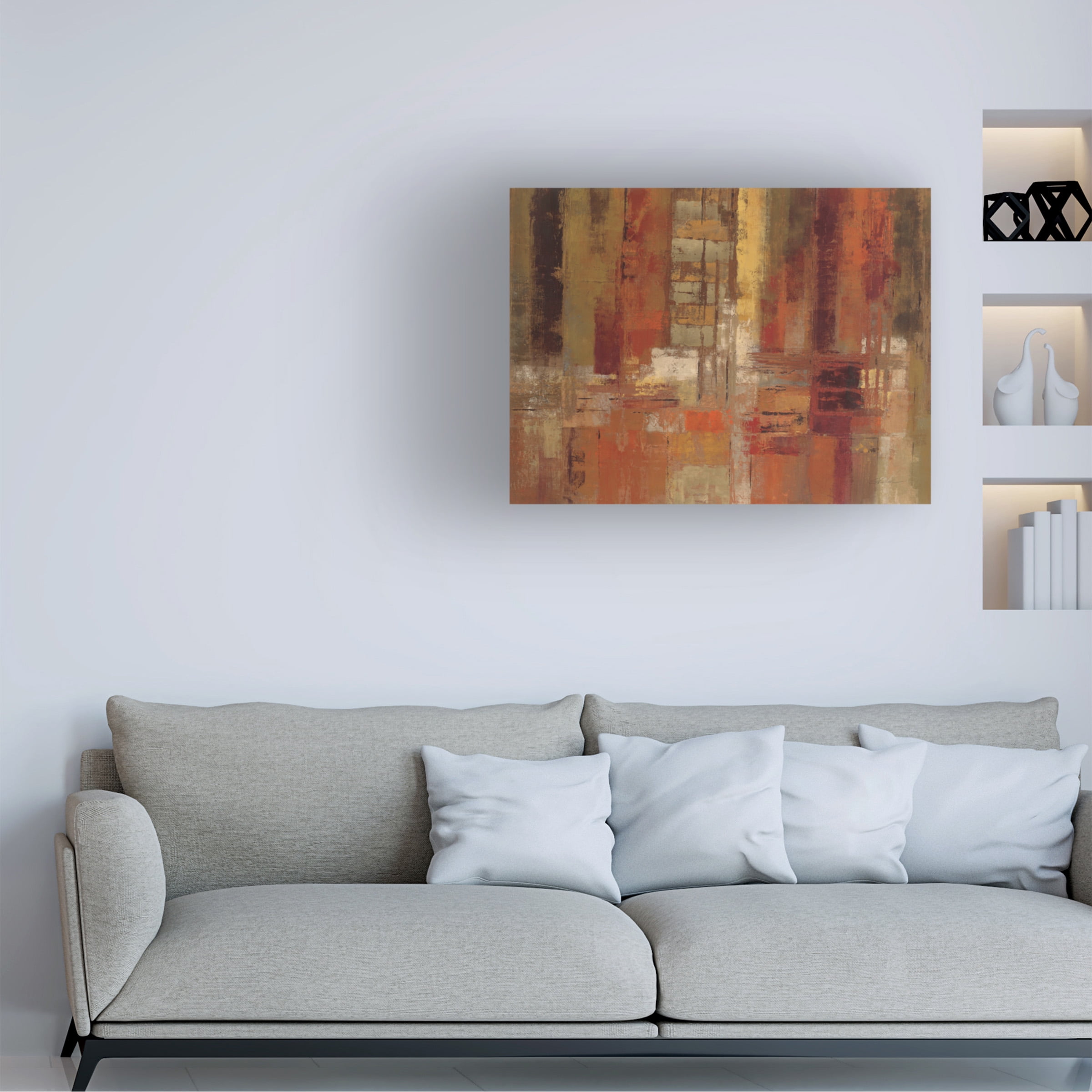 Trademark Fine Art 'Sunset Street Crop' Canvas Art by Silvia Vassileva