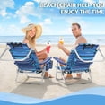 thumbnail image 2 of WaleafBackpack Beach Chairs for Adults,2 Pack Folding Heavy Duty Camping Chair with Large Pockets and Cup Holder, 2 of 7