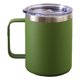 thumbnail image 1 of Taza de café de acero inoxidable con mango Zhivalor Vaso aislado al vacío con tapa, 1 of 5