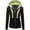 a Black, variant on LYXSSBYX Winter Coats for Women Plus Clearance Women Long Sleeve Patchwork Solid Color Hooded Zipper Casual Sport Coat