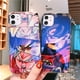 thumbnail image 3 of Funda de teléfono de Dragon Ball Goku para IPhone, 11, 12, 13, 14 Pro Max, XR, XS, protección a prueba de golpes, moda creativa, cubierta suave, regalo de cumpleaños, 3 of 4
