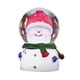 thumbnail image 1 of Adorno de bola de cristal de resina que cambia de color con luz navideña de globo de nieve con muñeco de nieve de cabeza grande, 1 of 8