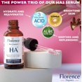 thumbnail image 3 of Suero Facial Florence con Ácido Hialurónico y Vitamina C 60 ml, 3 of 7