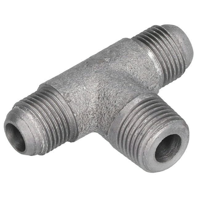 Tubo de compresión, hierro en T recto, accesorio en T de hierro duradero, accesorios de bomba de aire, muy recomendado