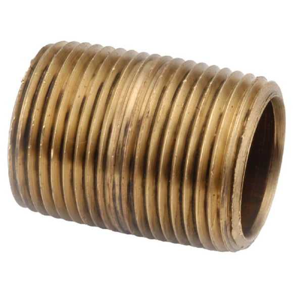 Nipple Anderson Metals Brass, 1 pulgada, MIP x 15 cm L (paquete de 5)