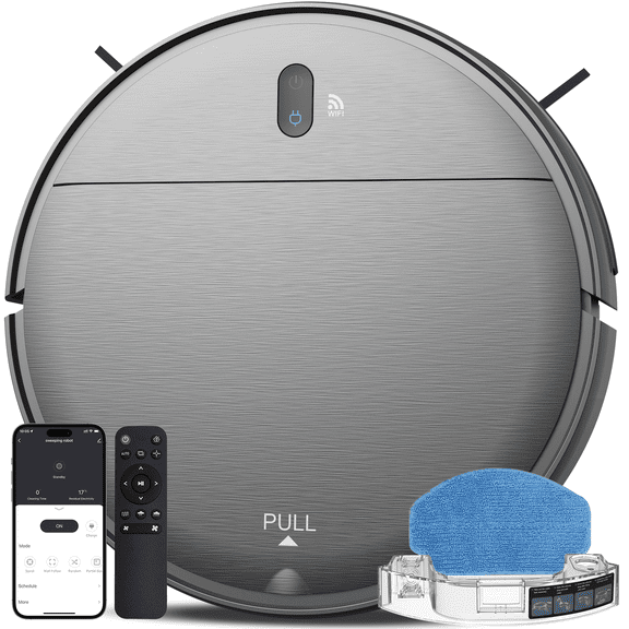 Robot Vacuum Cleaner, Robot Vacuum and Mop Combo with WIFI / Alexa for Pet Hair and Hard Floor