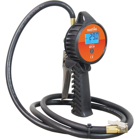 Martins Industries MH-30 Flate Mate Gonfleur de Pneus Numérique Portatif, Max 12 Bar/174 PSI
