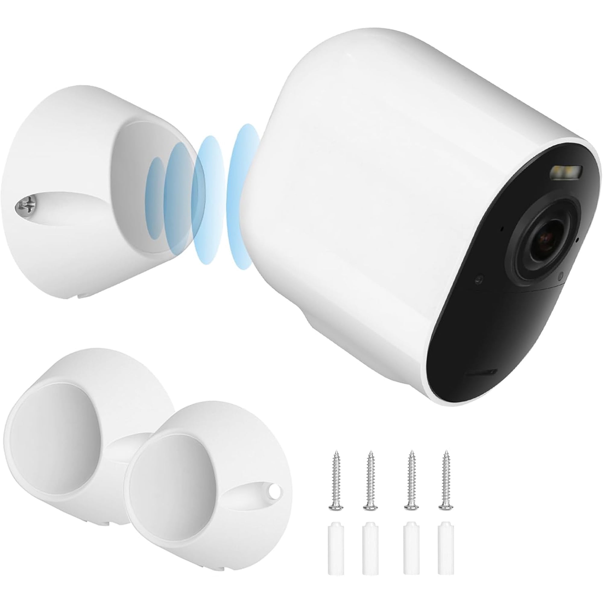 2 Pack Magnetic Wall Mounts Design for Arlo Pro 5S 2K, Pro 4, Pro 3, Ultra 2, and Ultra Cameras, Upgrade Accessories for Arlo Easy to Install and Remove, 360° Adjustable to Get the Perfect Angle