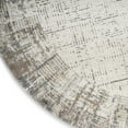 thumbnail image 6 of Nourison Elation Abstract Modern Indoor Rug Ivory Grey 7’10” x Round, 6 of 9