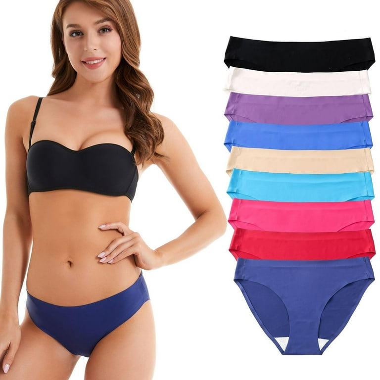 Women’s Bikini Underwear Breathable Cotton Panties for Womens 6 Pack Ladies  Stretchy Hipster Soft Briefs Panty